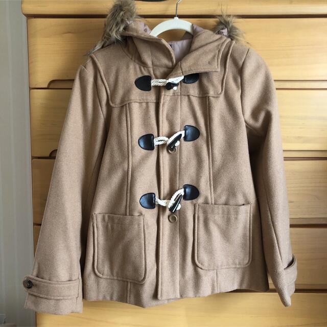 数回着用ベージュPコート☆Lサイズ レディースのジャケット/アウター(ピーコート)の商品写真