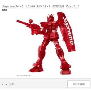 シュプリーム(Supreme)のSupreme GUNDAM シュプリーム ガンダム(プラモデル)