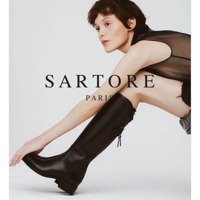 定番 SARTORE サルトル ワンストラップバックジップブーツ ロングブーツ