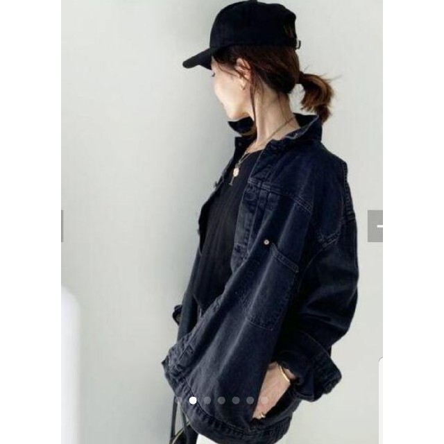 L'Appartement DEUXIEME CLASSE(アパルトモンドゥーズィエムクラス)のL'Appartement 　STAMMBAUM  DENIM JACKET レディースのジャケット/アウター(Gジャン/デニムジャケット)の商品写真