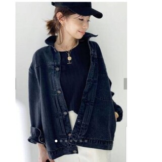 アパルトモンドゥーズィエムクラス(L'Appartement DEUXIEME CLASSE)のL'Appartement 　STAMMBAUM  DENIM JACKET(Gジャン/デニムジャケット)