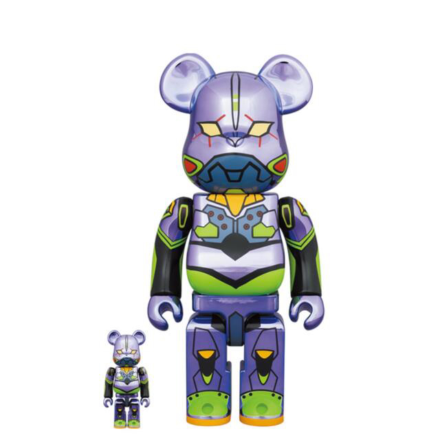 BE@RBRICK エヴァンゲリオン初号機 CHROME Ver.  400％その他