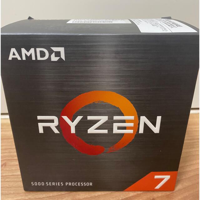 スマホ/家電/カメラ新品未開封　AMD Ryzen 7 5800X 【国内正規代理店品】