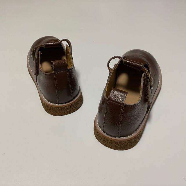 T-strap キッズシューズ 子供靴 革靴 韓国子供服 こどもふく 送料無料 キッズ/ベビー/マタニティのキッズ靴/シューズ(15cm~)(フォーマルシューズ)の商品写真