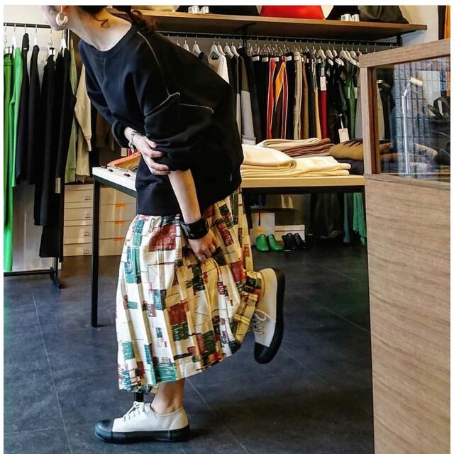 お取り置き中　fumika uchida PAINT PRINT SKIRT