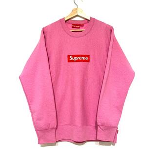 シュプリーム(Supreme)の希少 ピンク supreme box logo pullover M pink(スウェット)