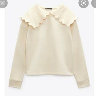 新品未使用タグ付き★ZARA チャンキーネックラインスウェットシャツ