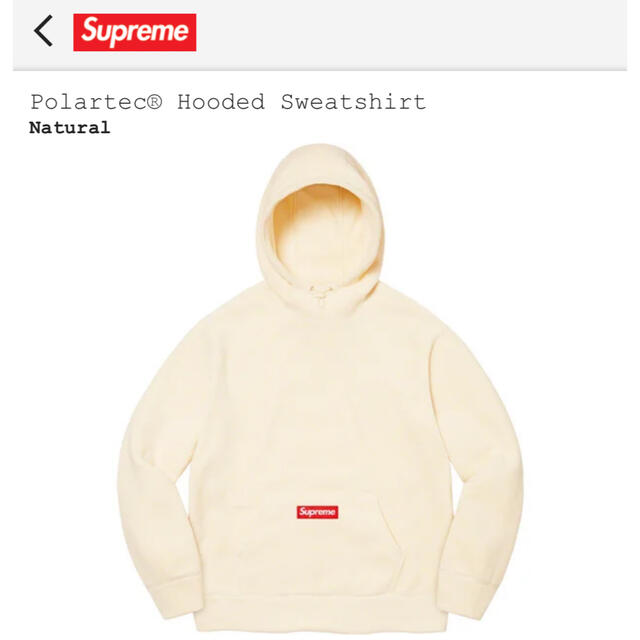 Supreme(シュプリーム)の🉐定価以下です✨正規新品（Ｌ）supreme Polatec®︎Hooded 　 メンズのトップス(パーカー)の商品写真