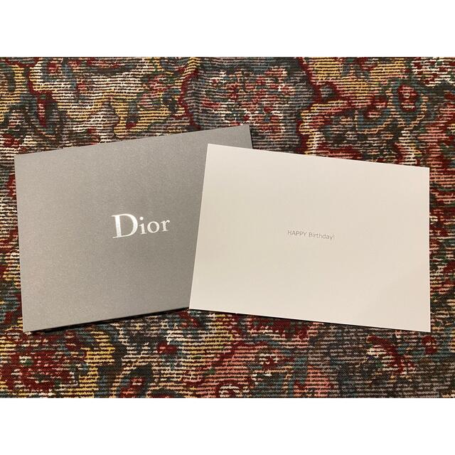 Dior(ディオール)のDior バースデーカード　誕生日 ハンドメイドの文具/ステーショナリー(カード/レター/ラッピング)の商品写真