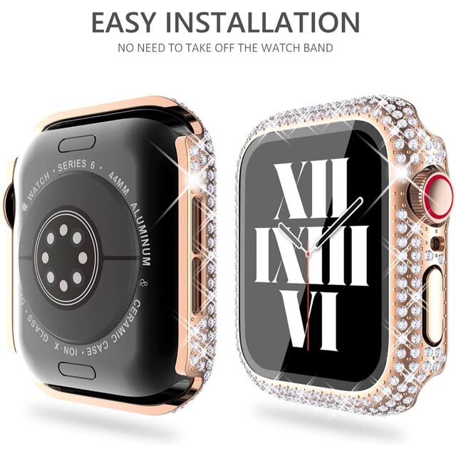 Apple Watch(アップルウォッチ)のアップルウォッチカバー ハード ケース 全面保護 一体式 AppleWatch スマホ/家電/カメラのスマホアクセサリー(モバイルケース/カバー)の商品写真