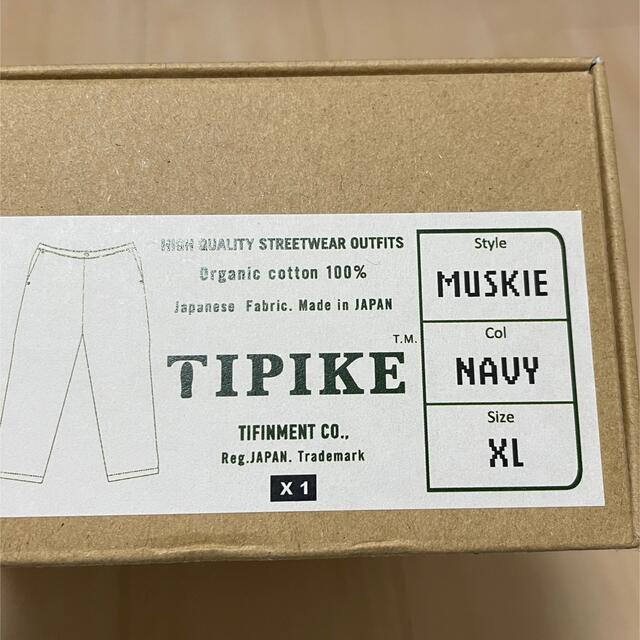 即完売 1回着 TIPIKE MUSKIE PANTS ネイビー XL chateauduroi.co