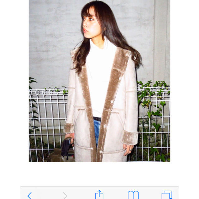 moussy(マウジー)の2015ルミネ限定カラー、フェイクコート レディースのジャケット/アウター(毛皮/ファーコート)の商品写真