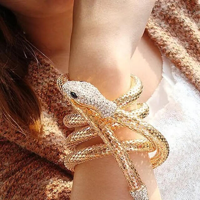 蛇　スネーク　ネックレス　チョーカー レディースのアクセサリー(ネックレス)の商品写真