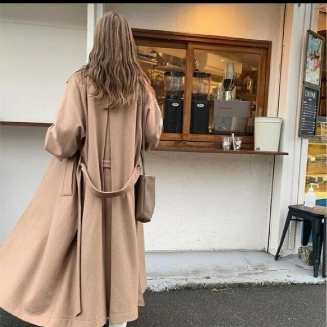 あすか様専用 BLATE 上質ウールボリュームトレンチデザインコートの ...