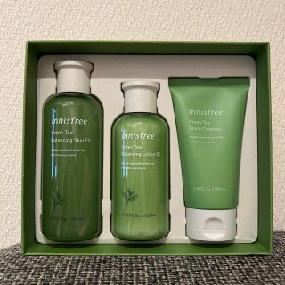 イニスフリー(Innisfree)のイニスフリー　グリンティーバランシング　スキンケアセット(化粧水/ローション)