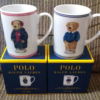 ポロラルフローレン(POLO RALPH LAUREN)の【新品 未使用】2個！ ラルフローレン ベア カップ マグ ポロベア マグカップ(グラス/カップ)