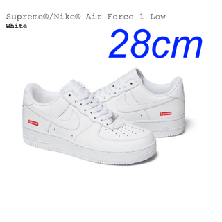 シュプリーム(Supreme)のSupreme Nike Air Force 1 Low White 28cm(スニーカー)