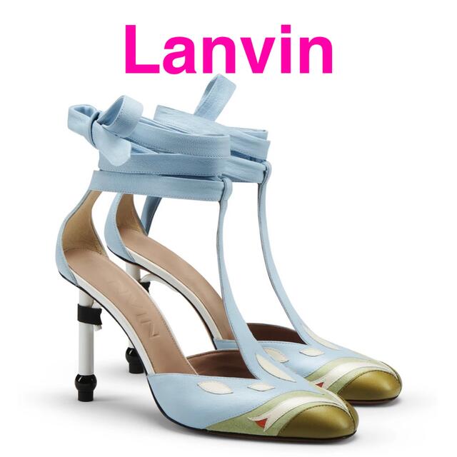 お値下げ　新品　【レア】Lanvin ランバンサンダル　37 確実正規品靴/シューズ