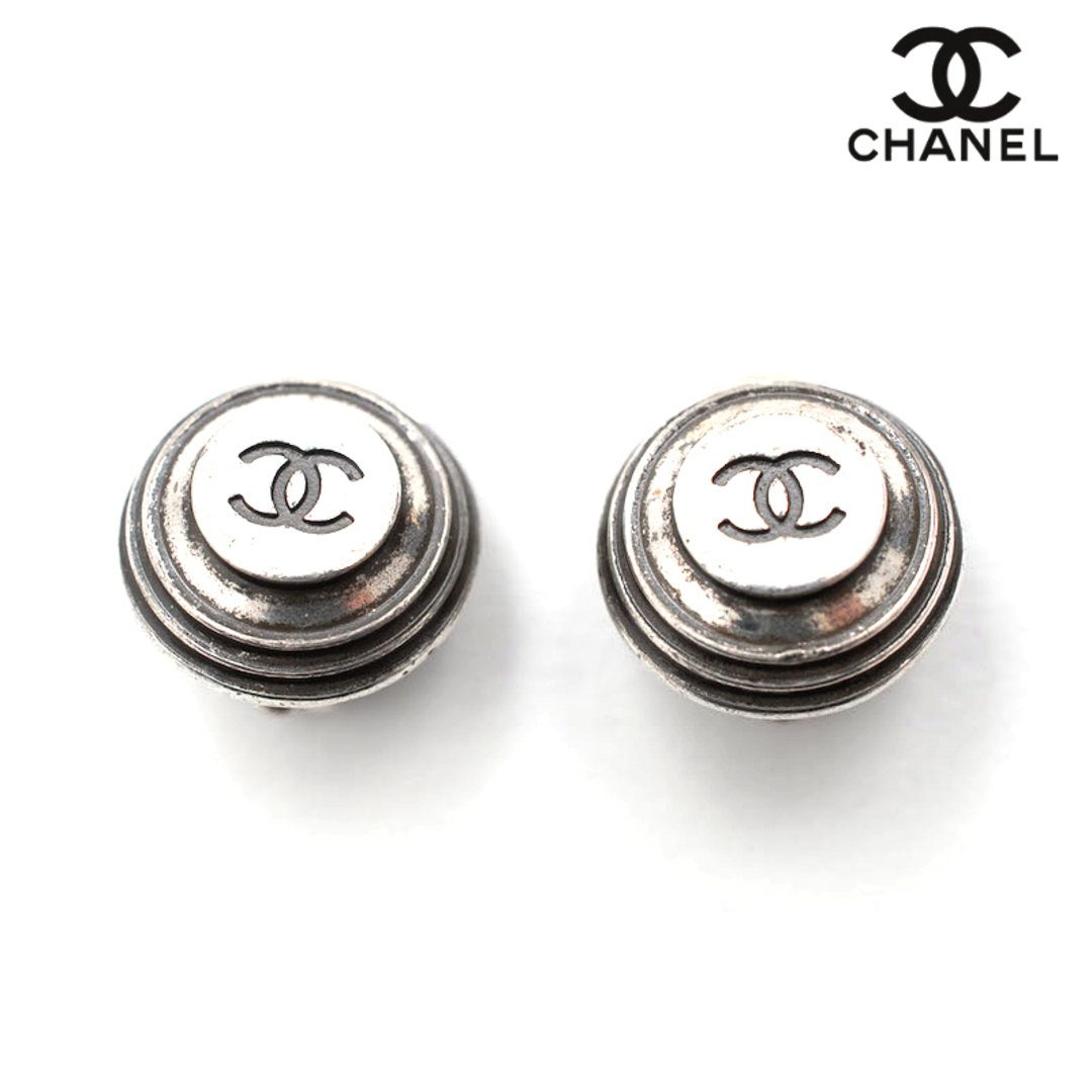 シャネル CHANEL ココマーク ラウンド イヤリング-