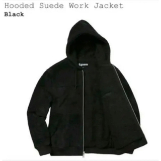 シュプリーム(Supreme)のsupreme  Hooded Suede Work Jacket 17AW(ブルゾン)