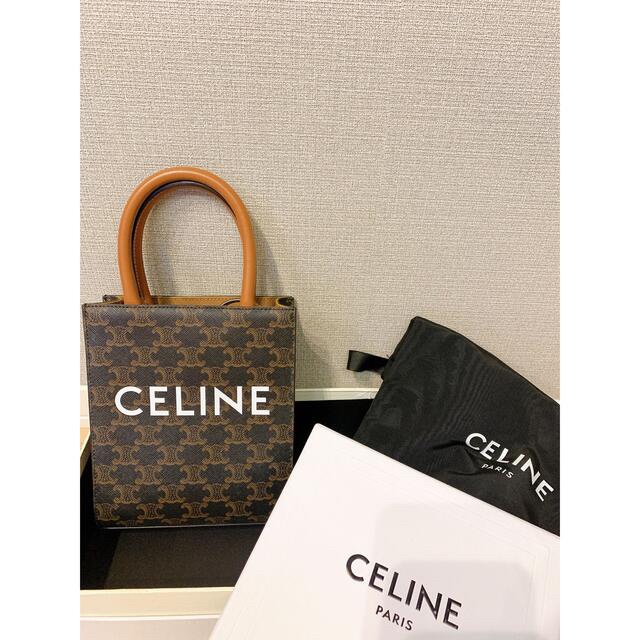 レディースCELINE ミニバーティカルカバトート