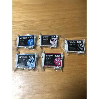 エプソン(EPSON)のEPSON IC6CL50  純正6本　(PC周辺機器)