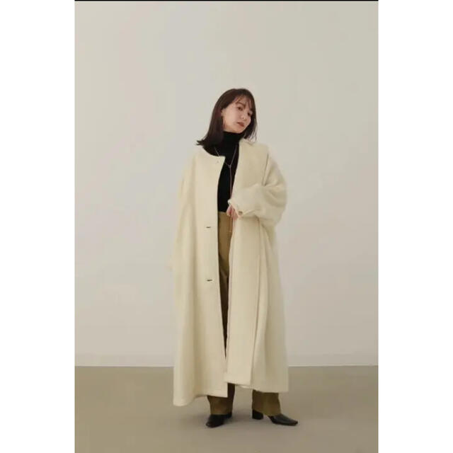 louren volume shaggy long coat レディースのジャケット/アウター(ロングコート)の商品写真