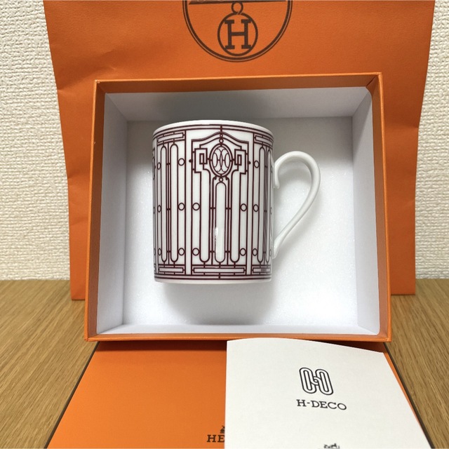 新品 ギフト包装】エルメス アッシュデコ マグカップ ペア 【特別訳