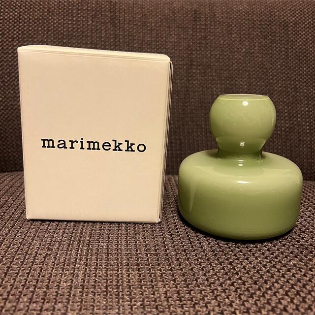 marimekko(マリメッコ)の新品 marimekko マリメッコ フラワーベース 花瓶 オリーブオパール インテリア/住まい/日用品のインテリア小物(花瓶)の商品写真