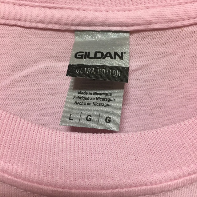 GILDAN(ギルタン)の新品 GILDAN ギルダン 長袖ロンT ライトピンク L メンズのトップス(Tシャツ/カットソー(七分/長袖))の商品写真