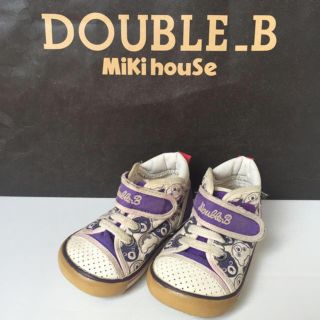 ミキハウス(mikihouse)のダブルB♡スニーカー12.5cm(スニーカー)