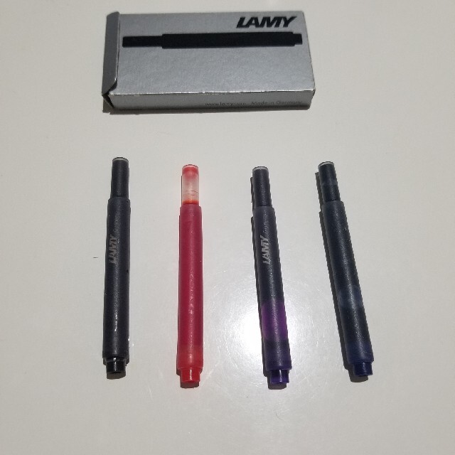 LAMY(ラミー)の万年筆　ラミーのカートリッジインク インテリア/住まい/日用品の文房具(ペン/マーカー)の商品写真