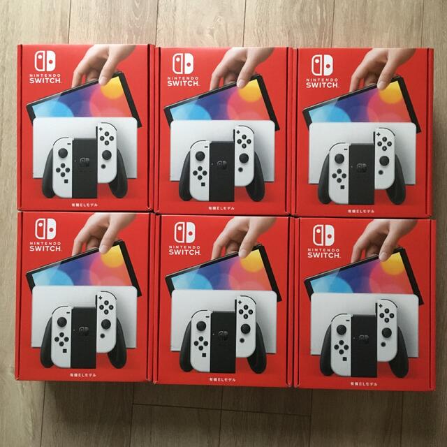 純正ショップ 新品未開封 任天堂スイッチ有機EL ホワイト 6台セット