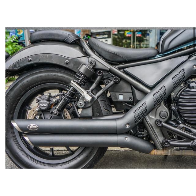 24時間以内発送 新品レブル250-500用 マフラーgem speed製 V1 - マフラー