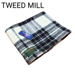 ツイードミル(TWEEDMILL)の未使タグ付き TWEED MILL チェック柄 ネックウォーマー(マフラー/ショール)