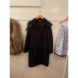 ミュウミュウ(miumiu)のmiumiu coat.(ロングコート)