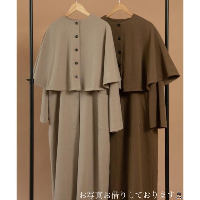 Amiur ❤︎ cape design poncho coat ❤︎ レディースのジャケット/アウター(ロングコート)の商品写真