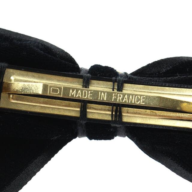 CHANEL - シャネル CHANEL ココマーク リボン バレッタ ベロアの CHANEL - シャネル CHANEL ココマーク リボン バレッタ ベロアの