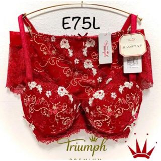 トリンプ(Triumph)の専用出品 ♡み♡様 E75L トリンプ   プレミアムデザイン (ブラ&ショーツセット)