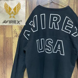 アヴィレックス(AVIREX)のAVIREX アヴィレックス　スウェット　ロゴ刺繍　デカロゴ　ビックサイズ(スウェット)