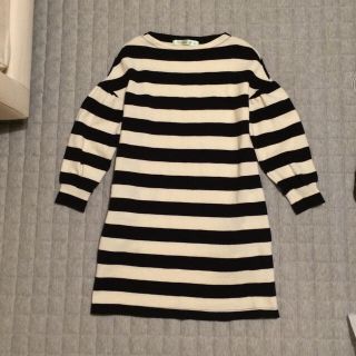 ドットアンドストライプスチャイルドウーマン(Dot&Stripes CHILDWOMAN)のdot and stripes ボーダーワンピース(ひざ丈ワンピース)