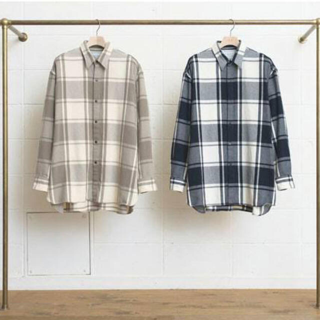 UNUSED check shirt チェックシャツ