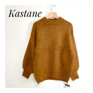 カスタネ(Kastane)の新品・未使用　Kastane ヤクライクHNニット　ブラウン　ゆるっとニット　F(ニット/セーター)