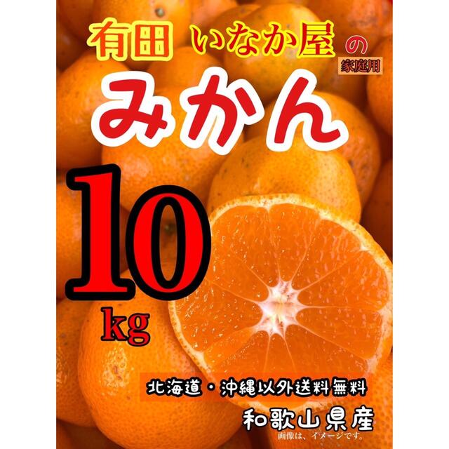 10kg✖️3箱サイズ和歌山県産　有田　みかん　家庭用　30kg オーダー品