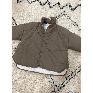 ザラキッズ(ZARA KIDS)の韓国子供服 oatmeal ブルゾン XS 80サイズ(ジャケット/コート)