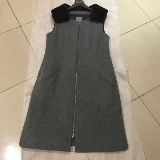 フォクシー(FOXEY) ひざ丈ワンピース(レディース)(ファー)の通販 91