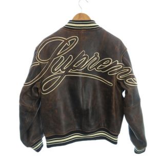 シュプリーム(Supreme)のSupreme Painted Leather Varsity Jacket(スタジャン)