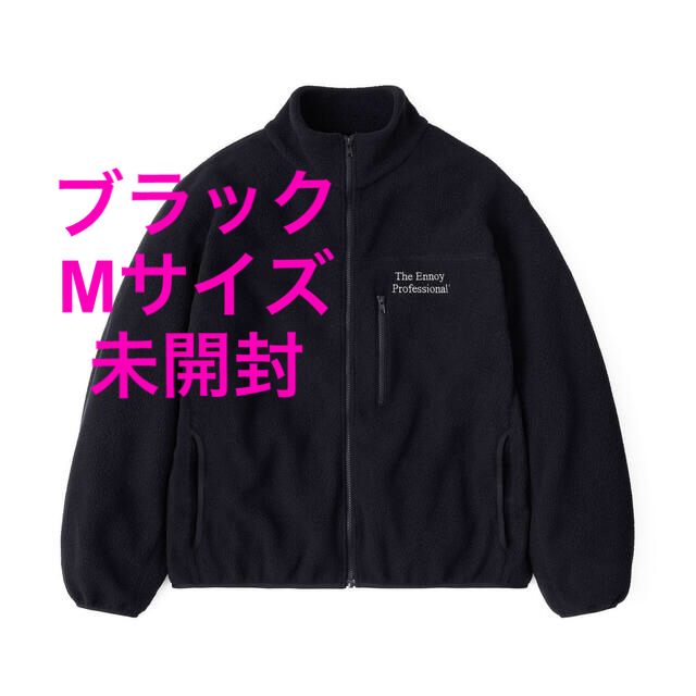 ENNOY FLEECE フリース ブラック M エンノイ スタイリスト私物