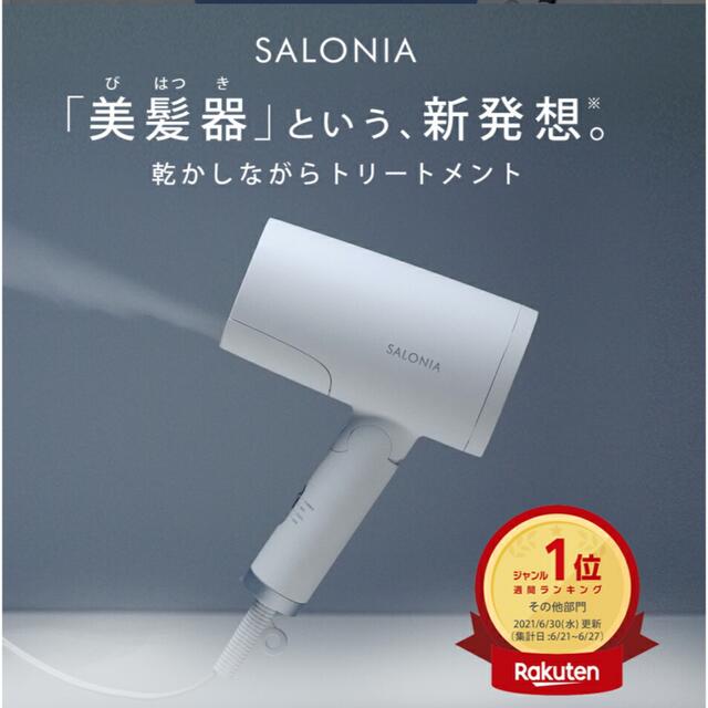 【新品・未開封】SALONIA トリートメントミストドライヤー＆セラムセット