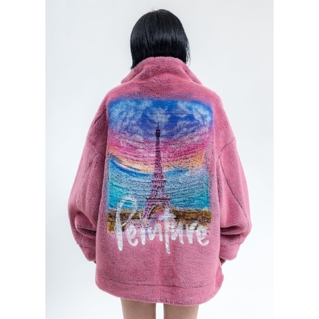 20AW doublet HAND-PAINTED FUR JACKET S towinglouisvilleky.com